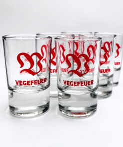 6x VEGEFEUER Shotzylinder SHOTGLAS 2CL