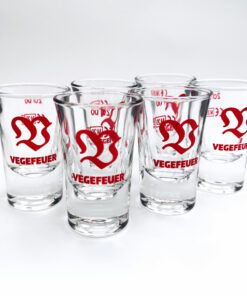 6x VEGEFEUER SHOTGLAS 2CL