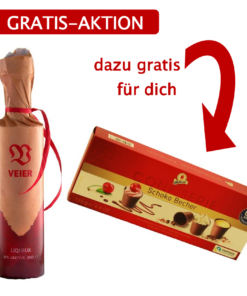 VEIER – Likör 0,35L und gratis 12 Schokobecher